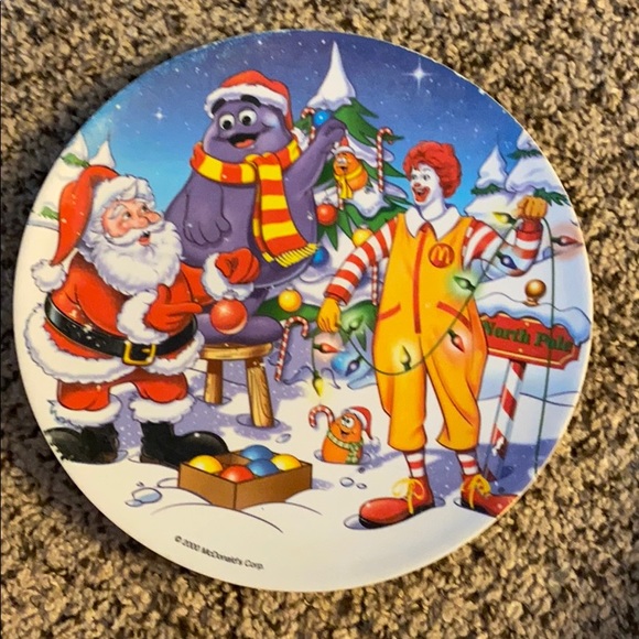 Ronald McDonald Vintage 2000 Christmas Plate - Picture 1 of 4